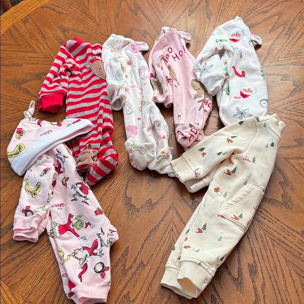 Baby Sleepers & Onesies with Festive Prints